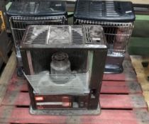 3x Parrafin heaters - as spares
