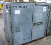 Shipping storage container 155x110x150cm (WxDxH) approximately