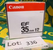 Canon EF 35mm F/2 lens