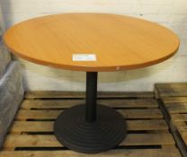 Round office table