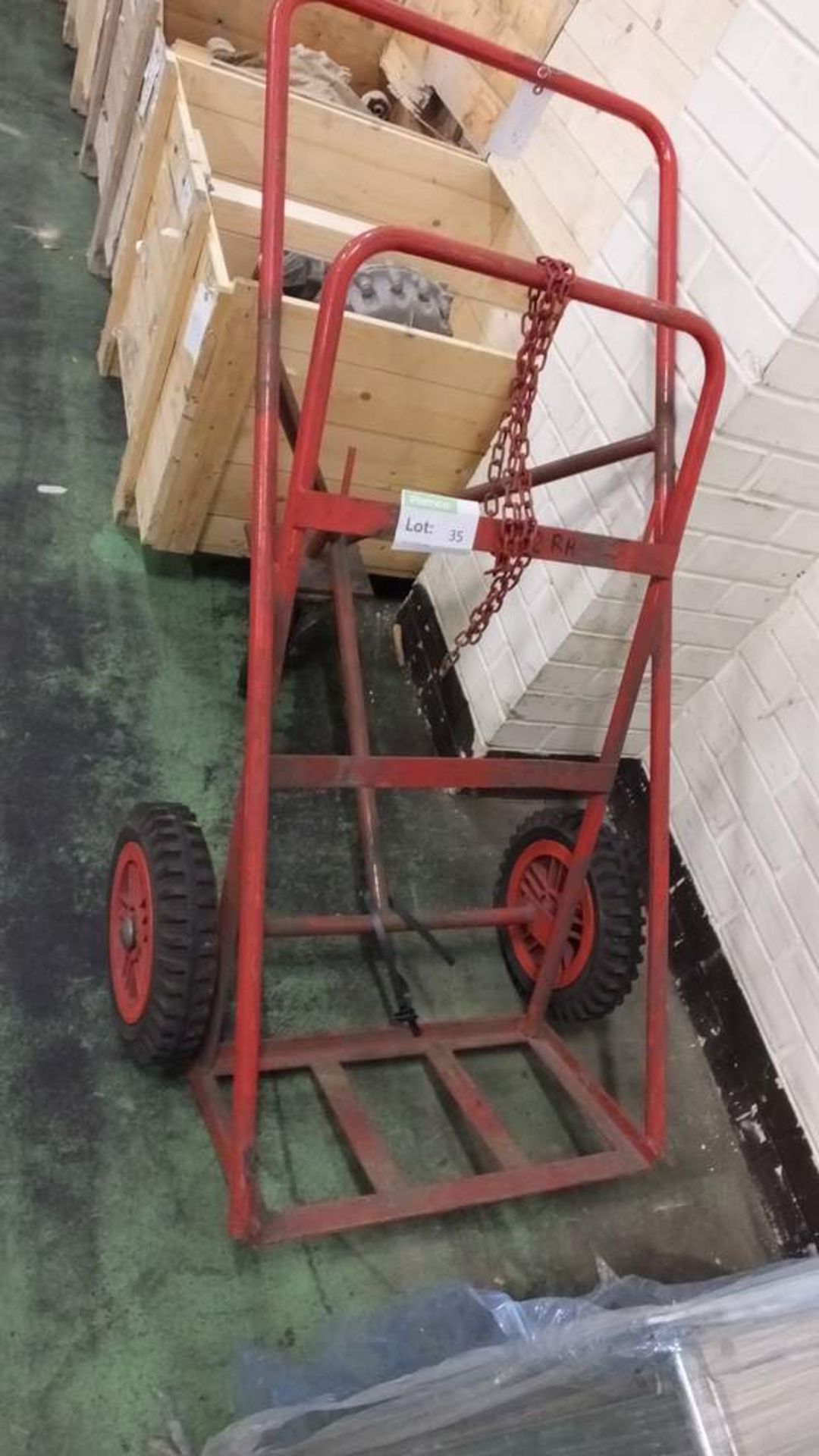 Fire extinguisher trolley - Image 2 of 2