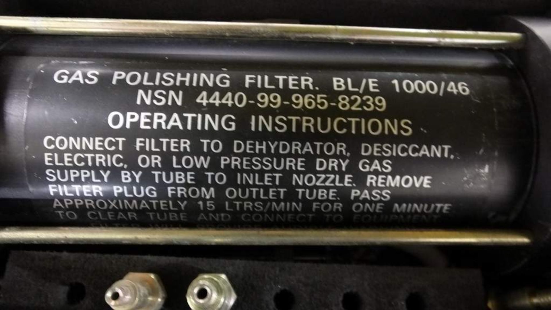 Gas polishing filter & leak detection kit - Image 3 of 6