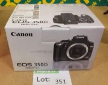 Canon EOS 350D digital camera body