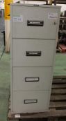 Chubb fireproof filing cabinets