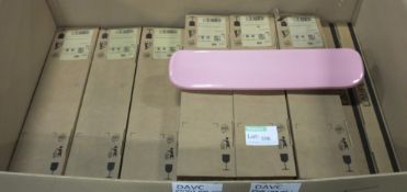 17x Laufen Mimo 71553 Pink ceramic shelf 65 x 15cm