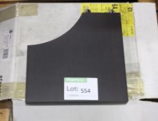 Inda M4680A Dark Ash side panel 30 x 30cm (At longest points)