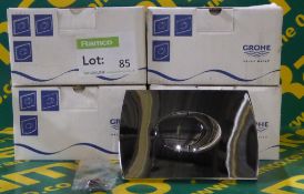 4x Grohe Ectos & Tenso 38546 Chrome Toilet flush plate