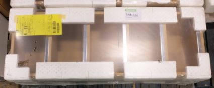 Inda 585701 Light Oak open cabinets, 5 shelves 115 x 40cm