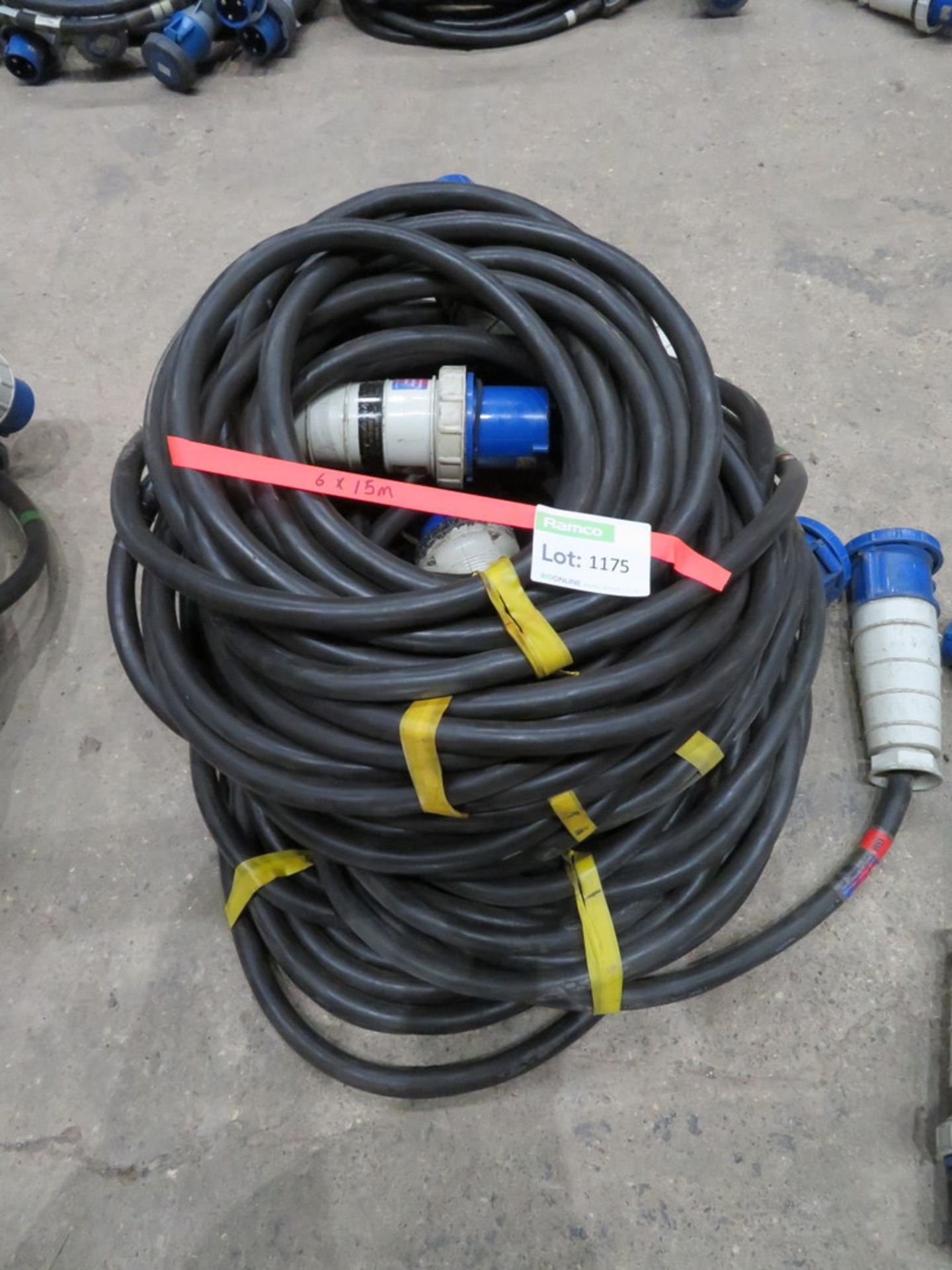 6x 15m 125A single phase cable