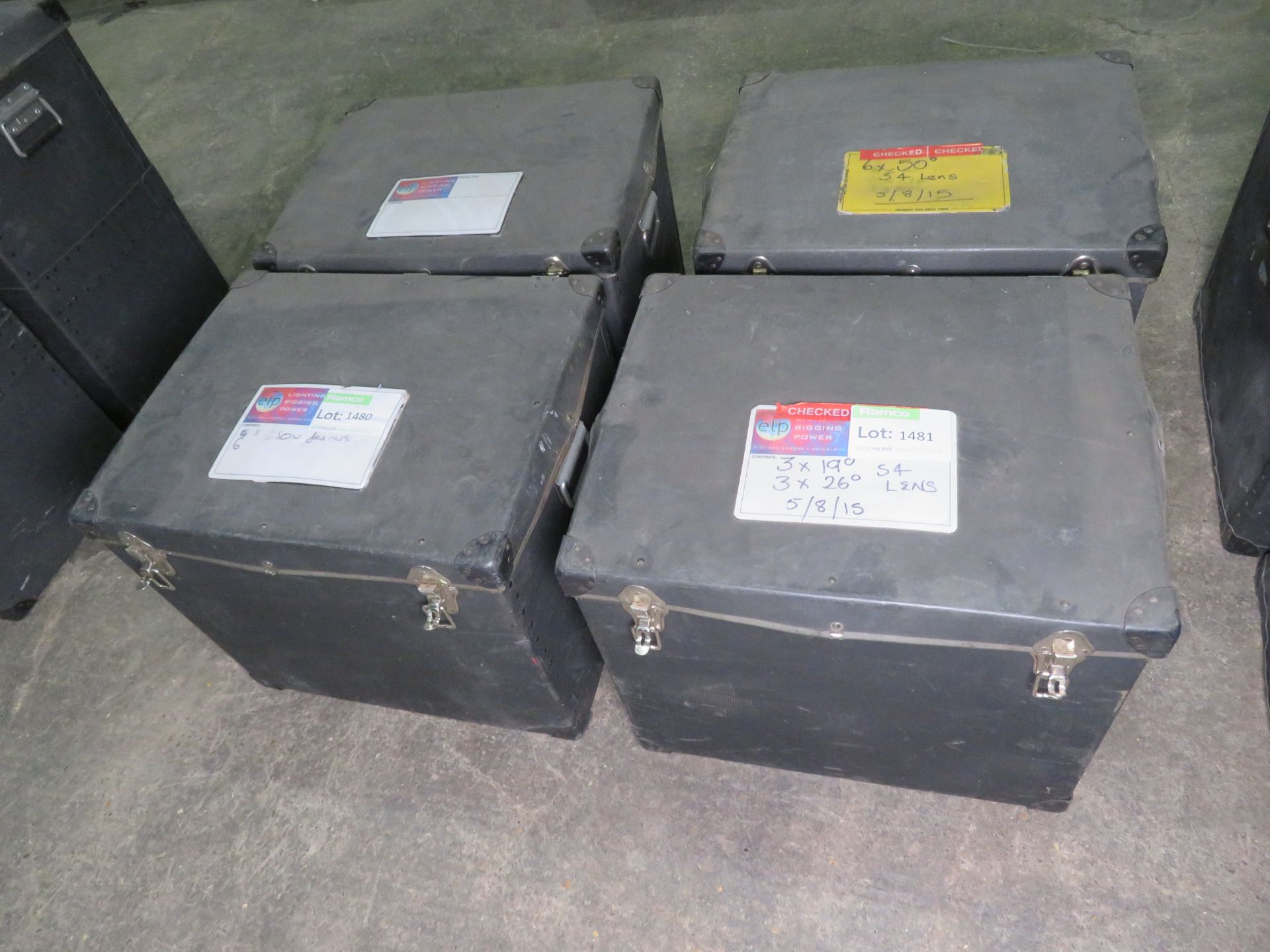 2x Fibre boxes - 470 x 560 x 450mm (HxWxD)