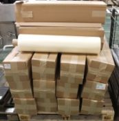 15 rolls of Wrapping, mouldable, waxed, grease resistance material