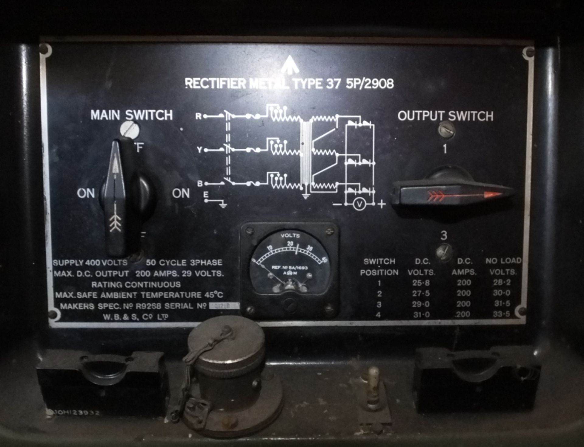 Rectifier Metal Type 37 5P/2908 - 400V - 3 phase - Image 2 of 3