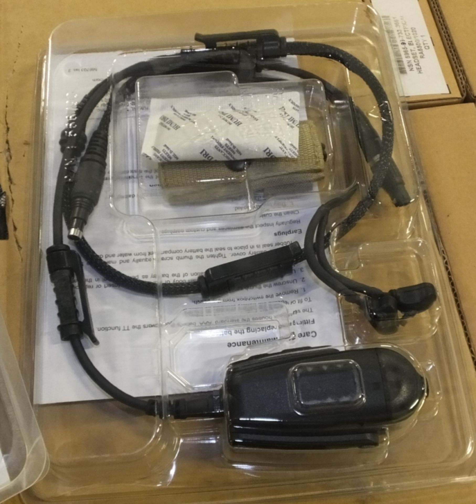 200x Esrerline Frontier 1000 Communication Headset System RA5500 / 1020 NSN 5965-99-733-36 - Image 5 of 5