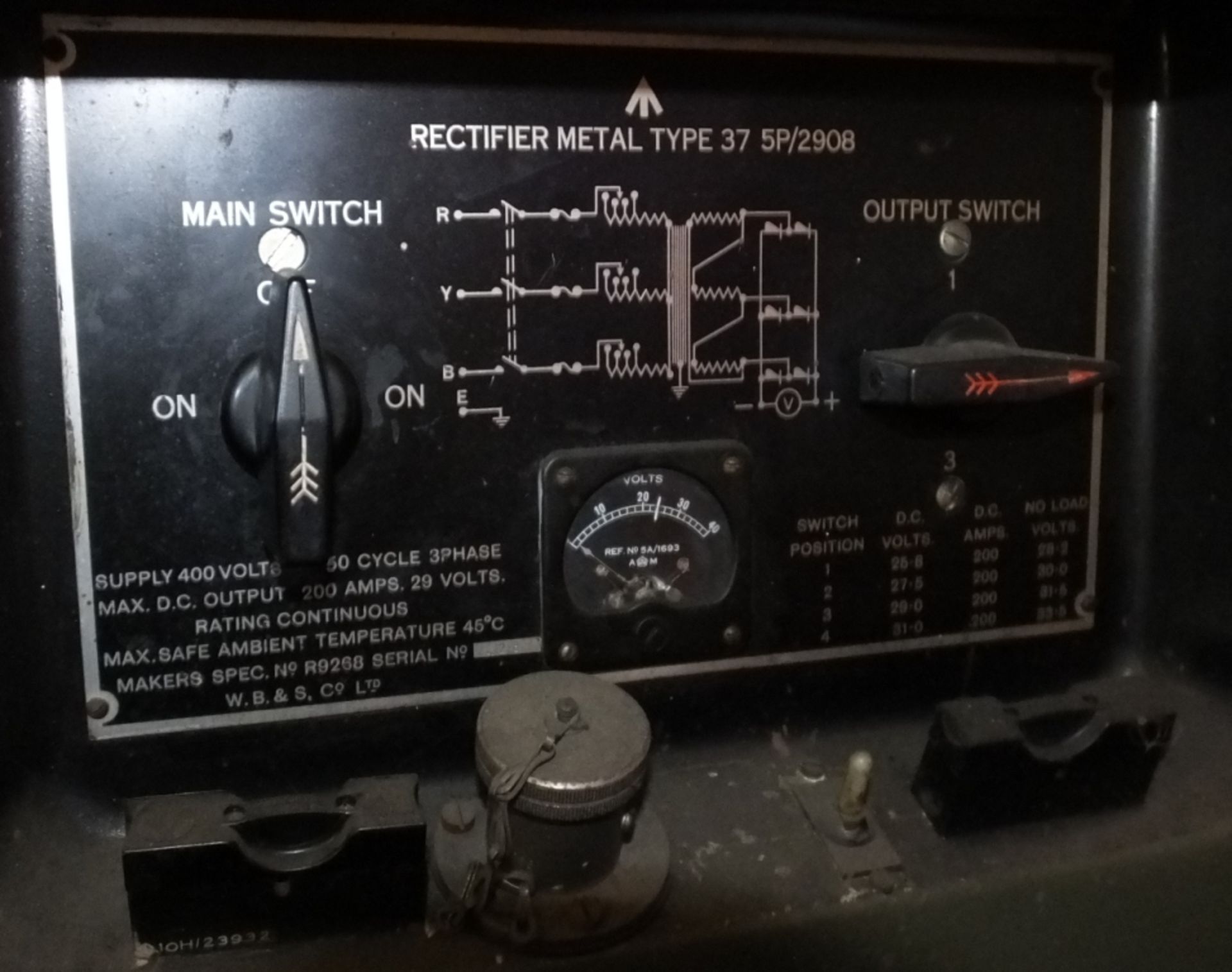 Rectifier Metal Type 37 5P/2908 - 400V - 3 phase - Image 3 of 3