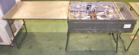 4 ring No. 5 Field cooker with fold out table - no accessories