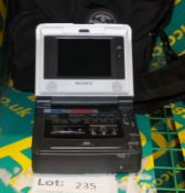 Sony GV-D800E tape player / display with carry bag