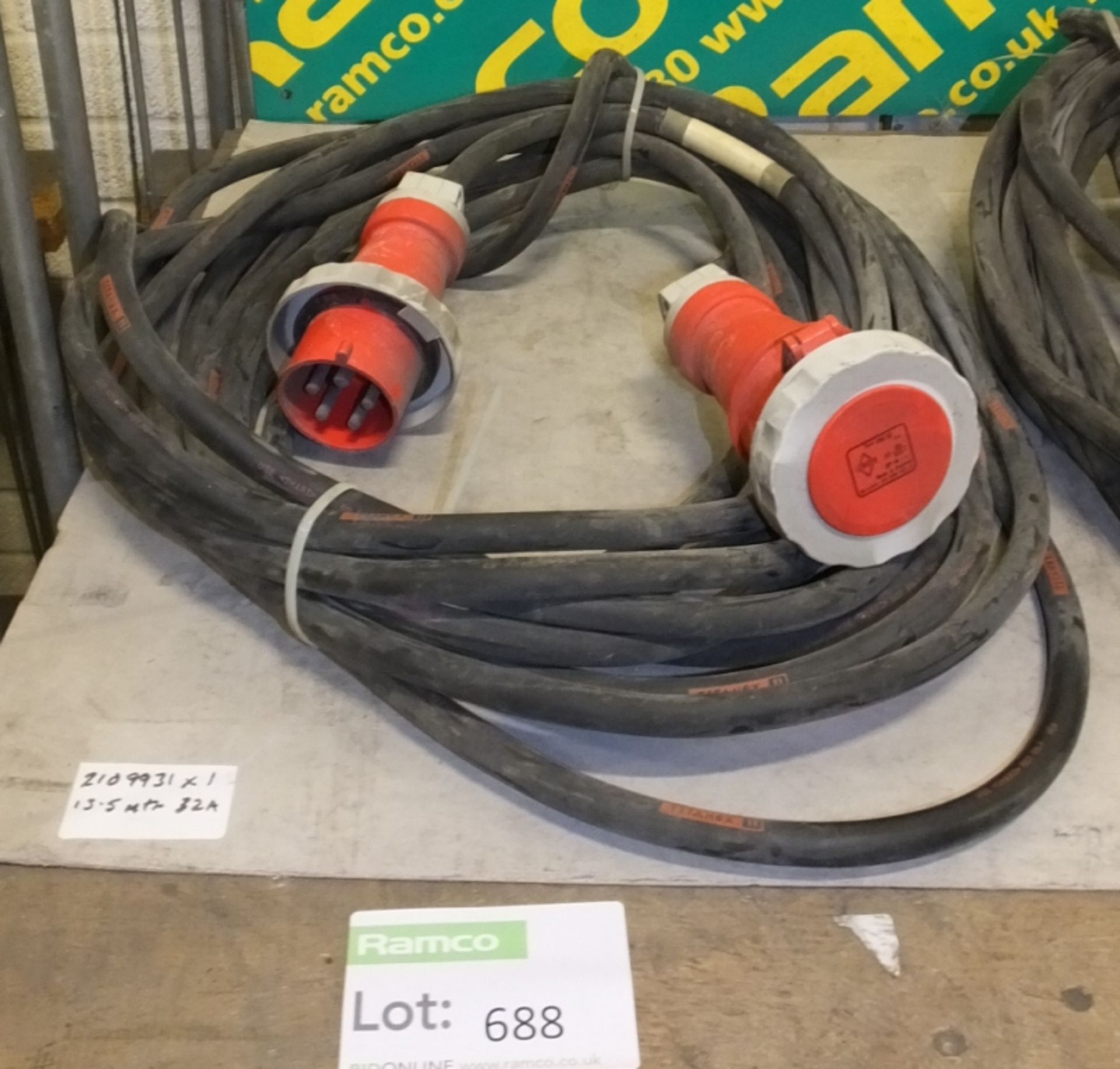 32A 13.5M 440V cable length