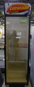 Husky Upright Single Glass Door Drinks Display Fridge 59 x 66 x 200cm, (WxDxH) Spares Or R
