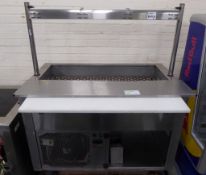 Viscount Catering Servery Unit With Cupboard 120 x 70 x 140cm (WxDxH) - Please note that t