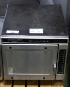 Menumaster Jetwave High Speed Heavy Duty Combi Microwave Oven - Please note that there wil