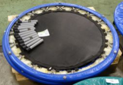 2x 3ft Bounce Fit Mini Trampoline's, Both Have 1 Of The Tension Bars Missing (See Pictures