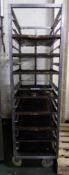 Baking Tray Rack & Trays 55 x 80 x 185cm (WxDxH) - Please note that there will be a Loadin