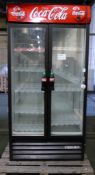 Beverage-Air Coca Cola MT35 Drinks Display Fridge 97 x 76 x 200cm (WxDxH) - Please note th