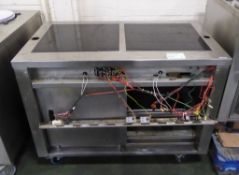 Viscount Catering Servery Unit Hot Cupboard 120 x 70 x 90cm (WxDxH) Spares Or Repairs - Pl