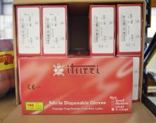 1x Box XL Nitrile Disposable Gloves 1000 Gloves In Total