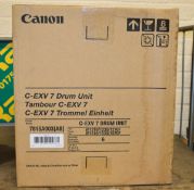 6x Canon Black Drum Unit C-EXV 7