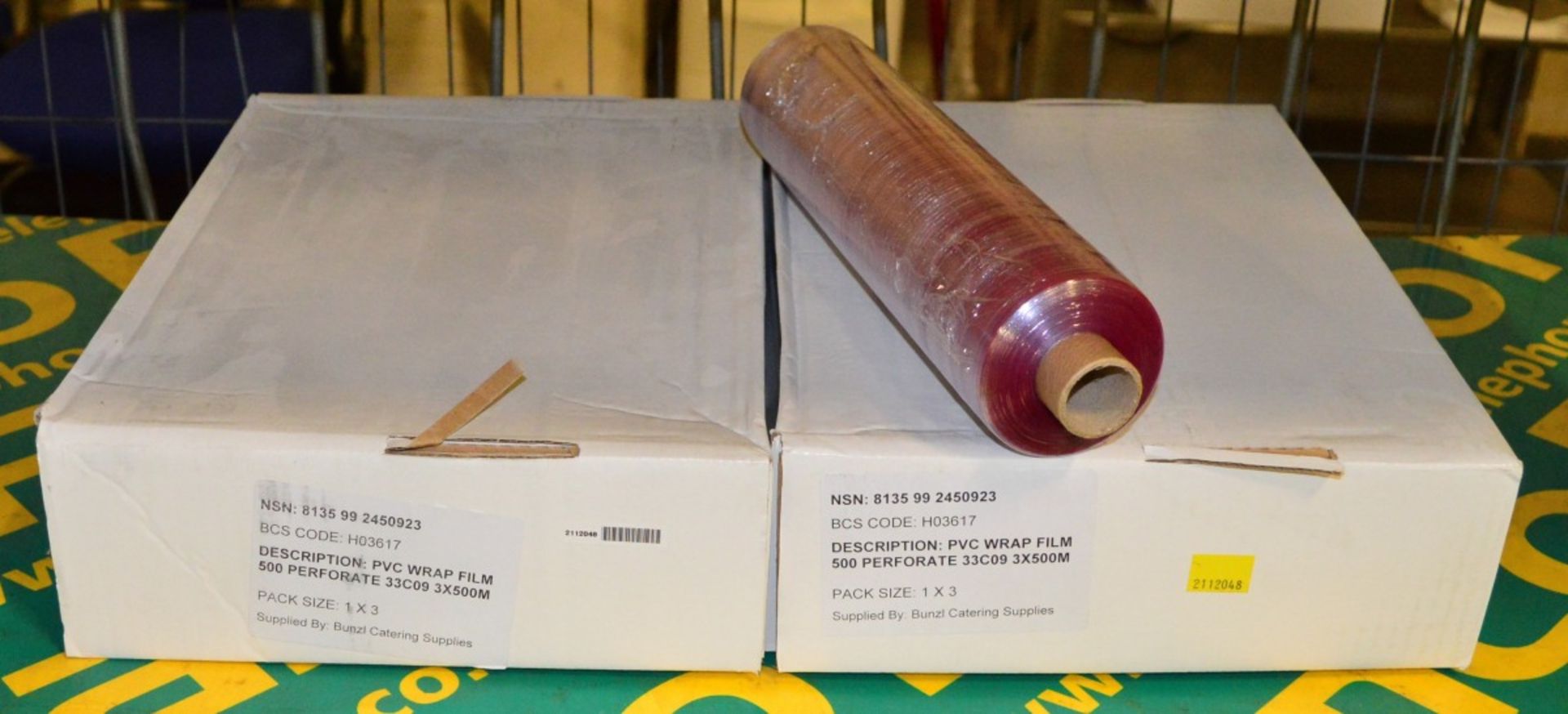 2x Boxes PVC Wrap - 3 Rolls Per Box - Image 2 of 2