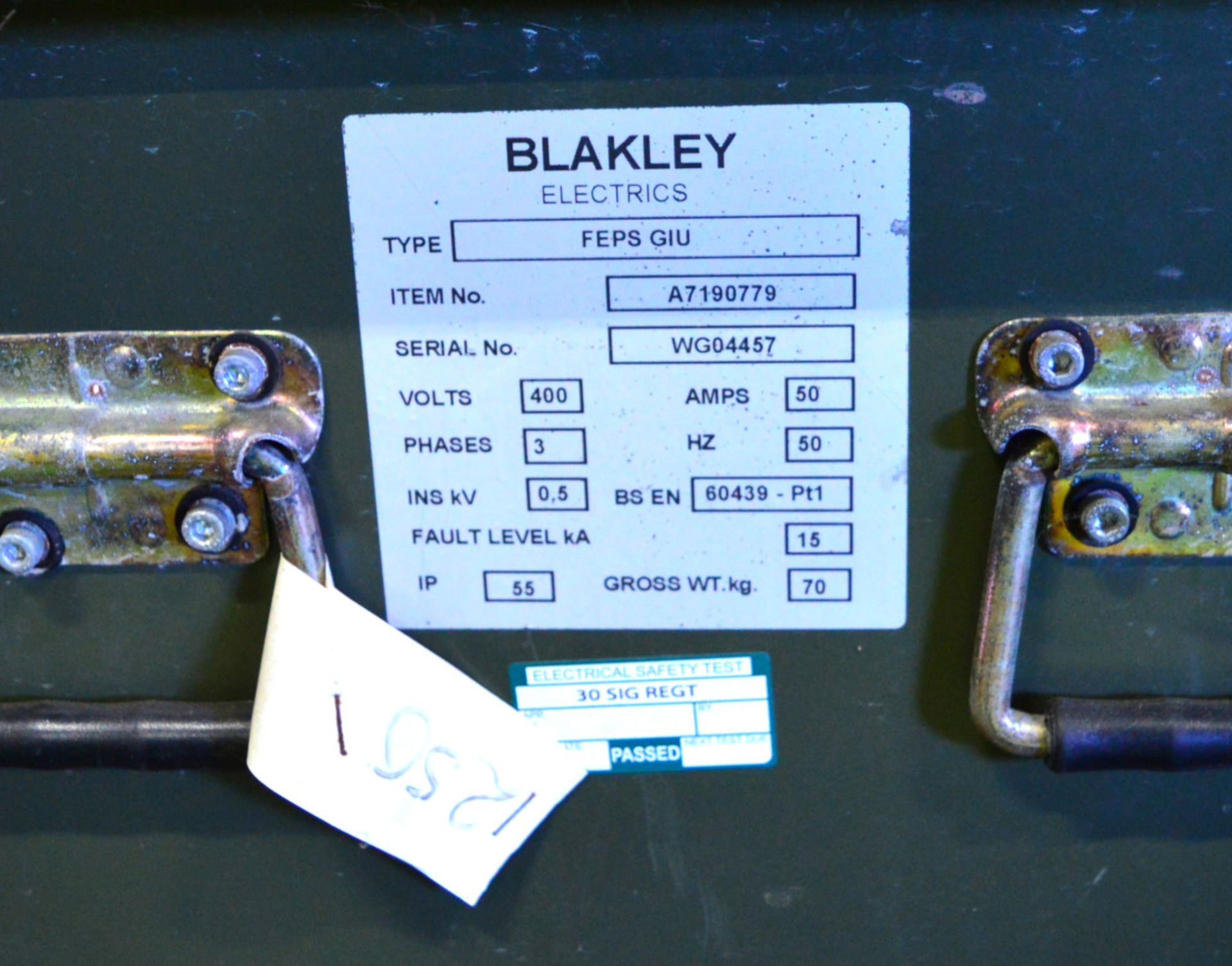 2x Blakley Distribution Boards FEPS GIU NSN 9999-LO-1312128 - Image 2 of 3