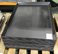 28x Steel Drain Pans 910mm x 610mm