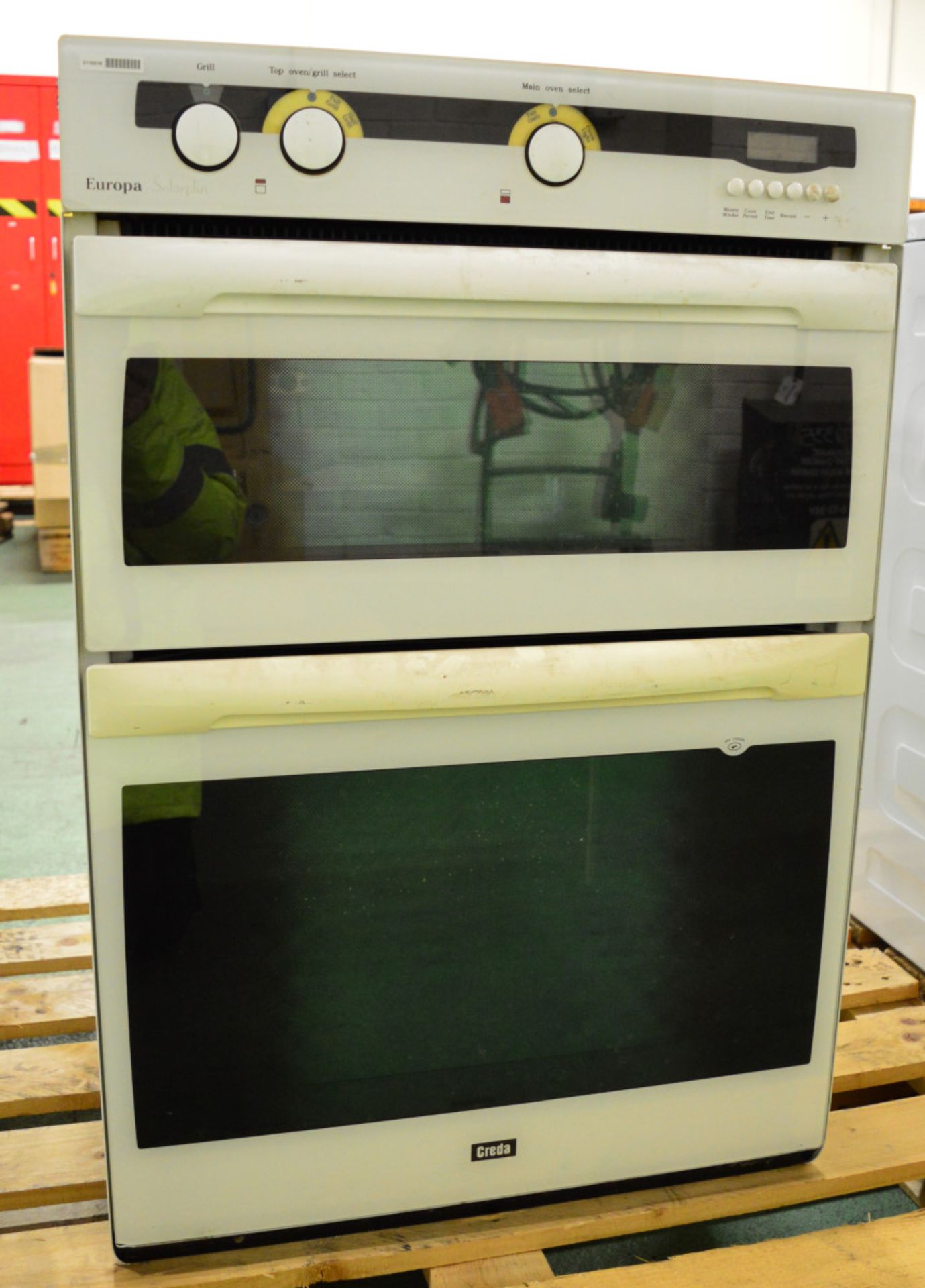 Europa Solarplus Double Oven. No Shelves Or Grillpan.