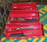 3x Gleave Socket Sets - No Ratchets