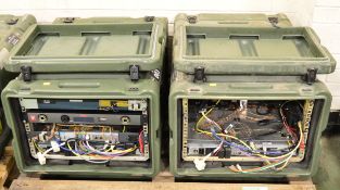 2x Electronic Equipment In Water Resistant Cases NSN 8145-99-152-7704 930mm x 580mm x 410m