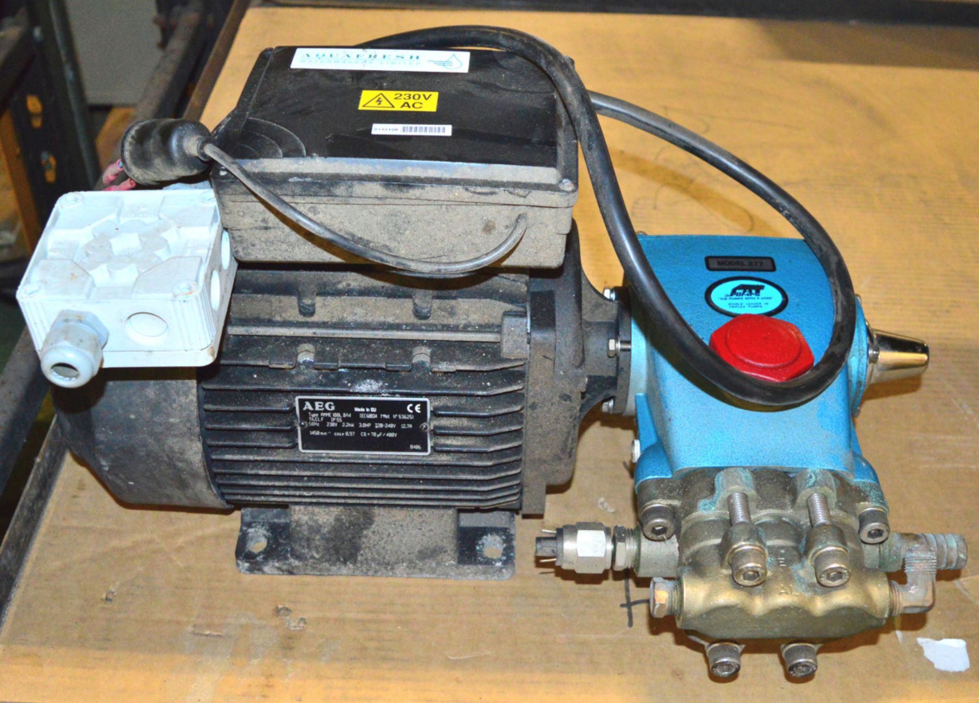 CAT Pump. AEG Motor 230V 3HP 50Hz