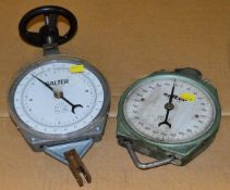 2x Salter Weighing Scales 5kg & 500 Newtons