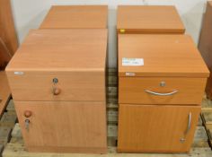 4x Bedside Cabinets With Drawers - Keys May Be MIssing