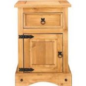 4 x Puerto Rico Rustic Bedside Chest 76cm x 53cm W x 48cm D - loading fee of £5+VAT for th