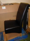 Pair of Ashleigh Oak Dining Chairs - loading fee of £5+VAT for this item