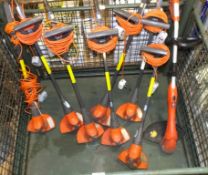 8 x Flymo Strimmers - loading fee of £5+VAT for this item
