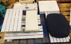 Bath Knight lift assembly, bathroom panels, steps - loading fee of £5+VAT for this item