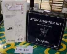 Cybex Aton Adapter kit, Bugaboo Adapter kit (incomplete)