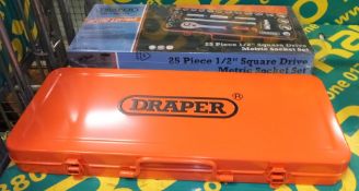 Draper "Retro Edition" 25 piece 1/2" Square Drive Metric Socket Set