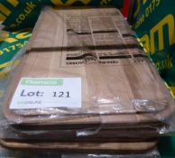 4x Korona Wooden Chopping boards