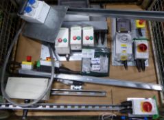 Electrical junction boxes, start stop assemblies - Please note there will be a loading fee