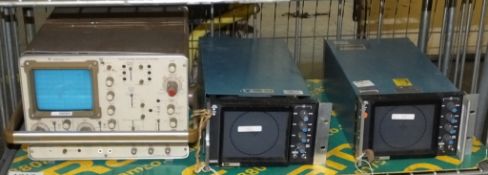 Gould OS4000 Digital Storage Oscilloscope, 2x TCE LM-755 Oscilloscopes
