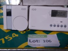 4x IQE CP318 1 channel - 7 day - 2 wave time copntrol & RF Room thermostats