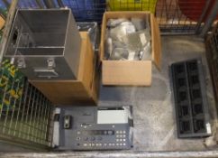Metal Boxes, Philips M15 controller unit, Rivets, Philips 10 Bank charger - Please note th